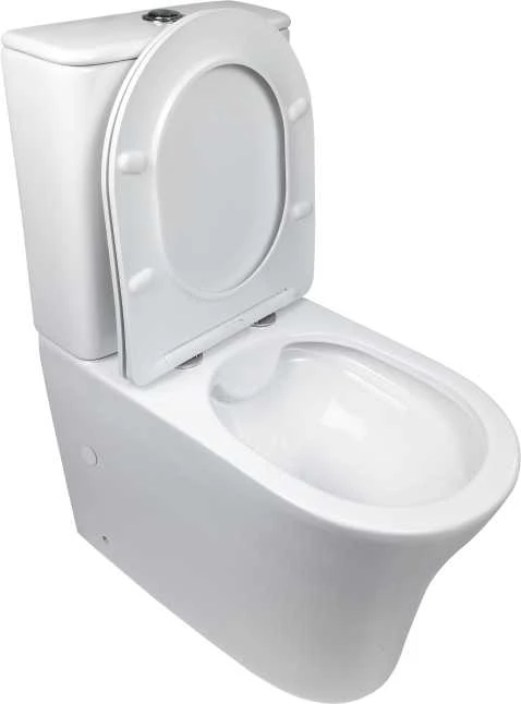 Rinkinys kompaktiškas WC Domoletti WC STANDARD MT721BTW su bakeliu/dangteliu
