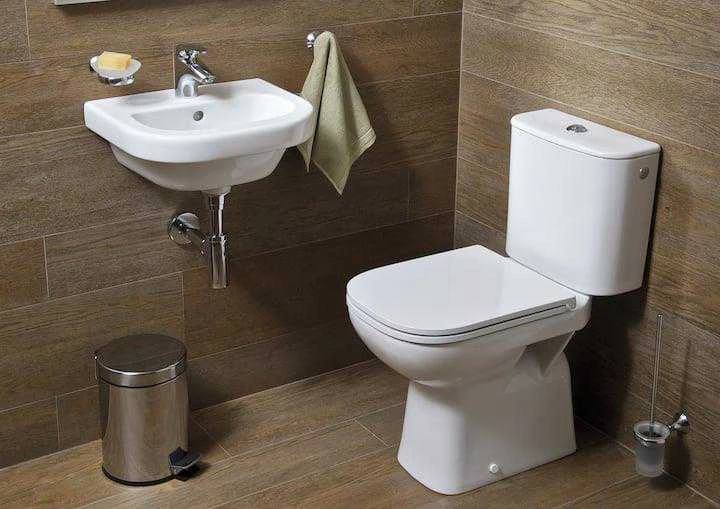 Jika pods Deep, 360x650 mm, horizontāls izvads, pievads no apakšas, balts