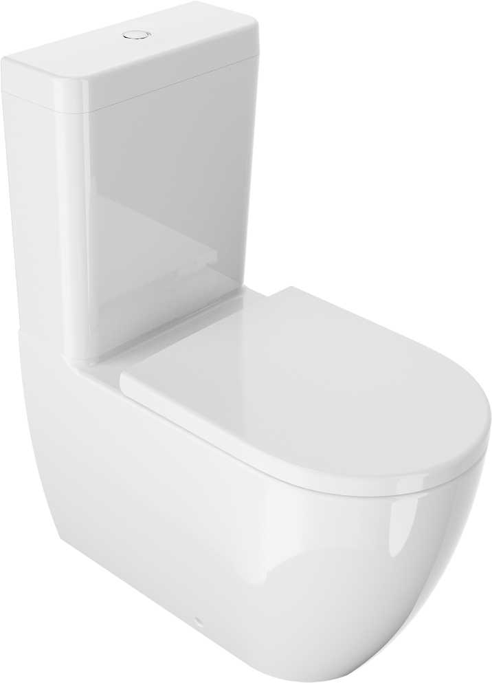 Masterjero Rinkinys kompaktowy WC Domoletti TOILET STANDING ARC WITH TANK Baltas