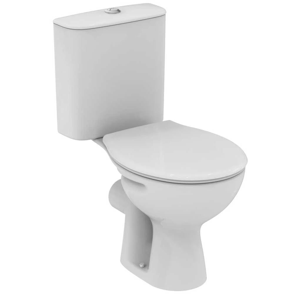 Ideal Standa Unitazas. pastatomas Vidima Ulysse. su dangčiu. 370x640 mm