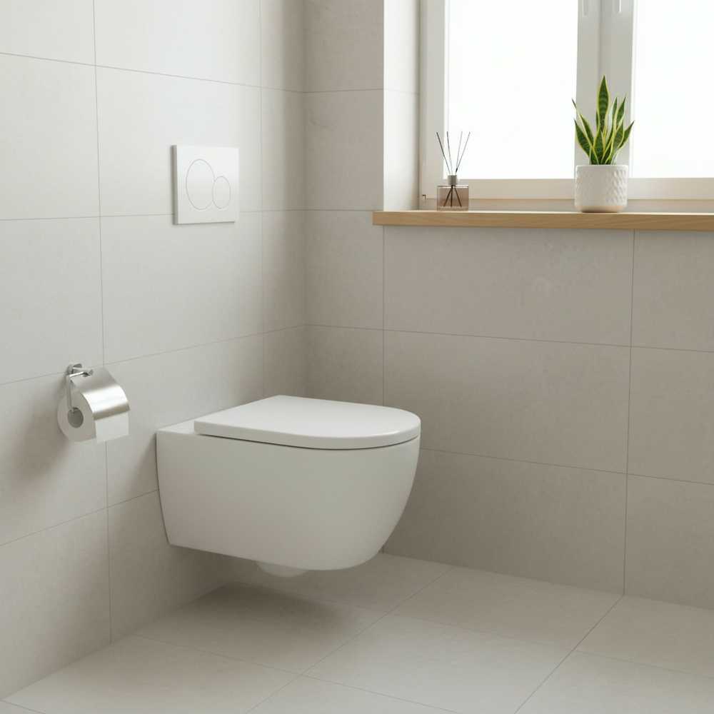 Masterjero TOILET ARC WALL HUNG Baltas