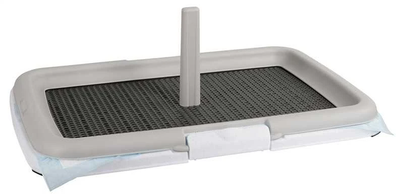 Stefanplast Toilet Puppy Training Set šunų tualetas su stulpeliu 60x40x4cm