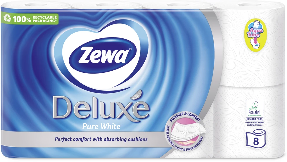Tualetinis popierius Zewa Deluxe, 8 vnt