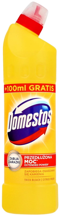 Koncentruotas dezinfekuojantis valiklis Domestos, citrinų kvapo, 750ml