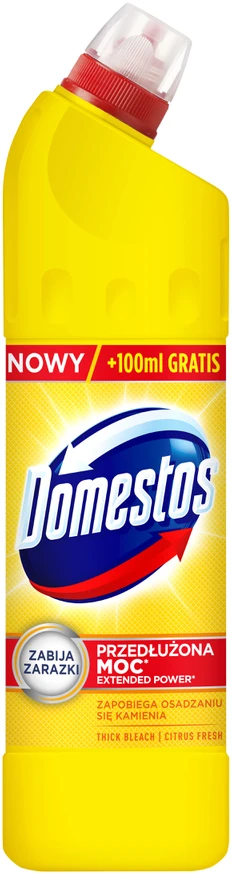 Koncentruotas dezinfekuojantis valiklis Domestos, citrinų kvapo, 750ml