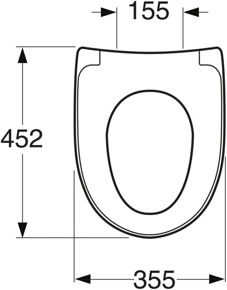 Gustavsberg poda sēdriņkis ar vāku Nautic, QR/SC, juodas