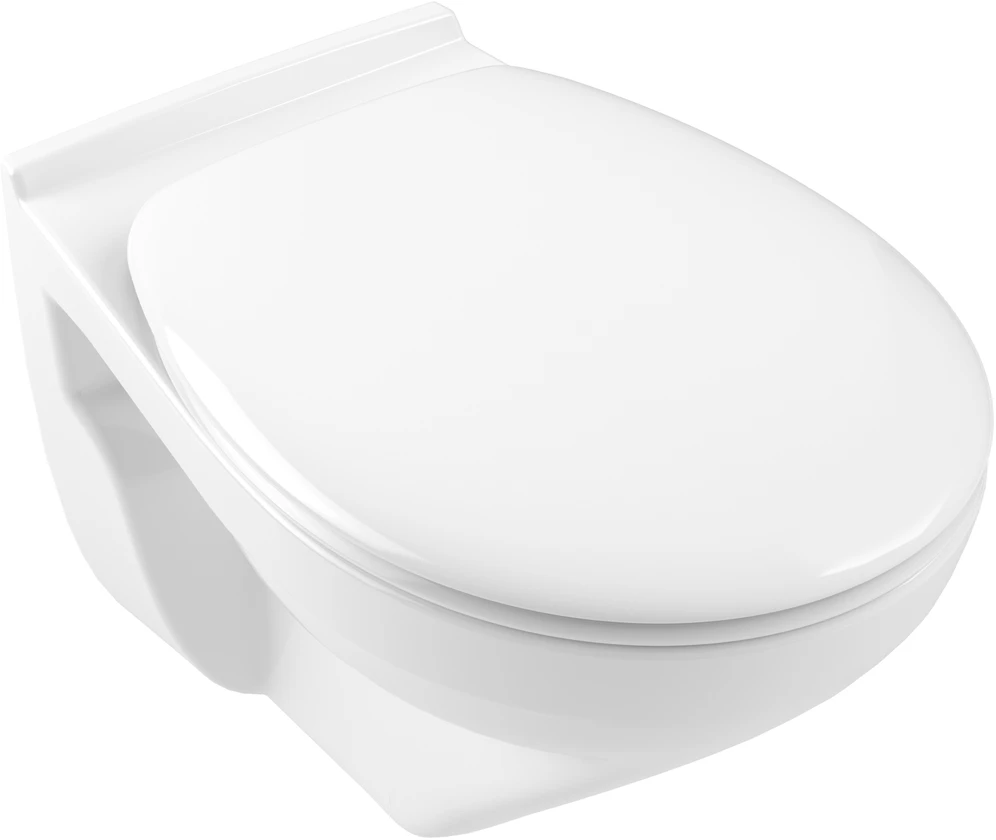 Unitazo dangtis Gustavsberg Saval 8780S101 Soft Close, balta sp., 46 cm x 38 cm