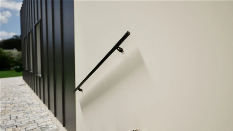 Turėklas Minka 46322 SECURA WALL. antracito spalvos. 1.5 m