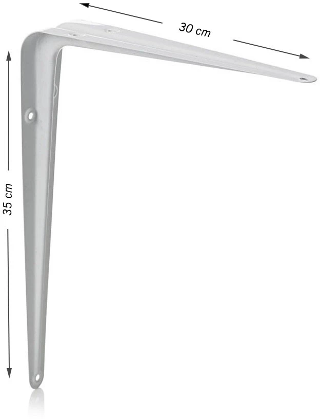 Haushalt JetWorld SHELF HOLDER 300X350 SB-01 Baltas
