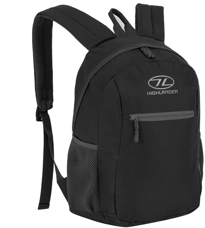 Turistinė kuprinė Highlander DS135-BK, juoda, 15 l