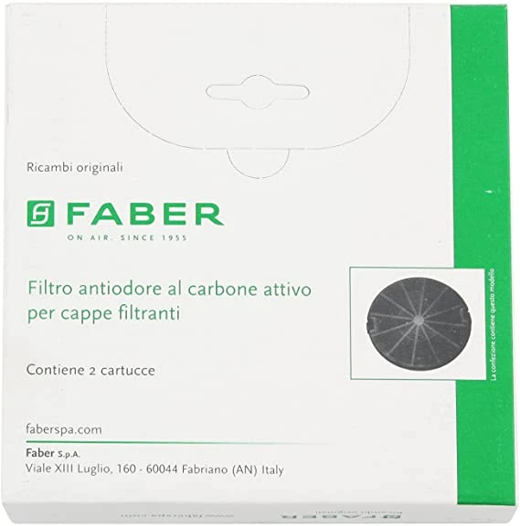 FABER anglies filtras F3 KIT 2 C.F. D155 H16 FABER