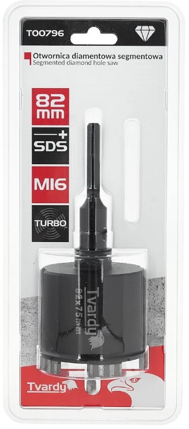 Grąžtas Art-Pol Kronurbis diament d-82mm su adapterem sds+ M16 do betonu