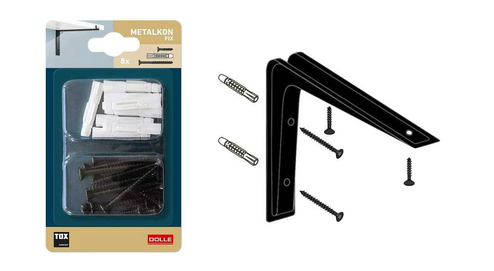 Tvirtinimo detalės Dolle MetalkonFix, 45×4.5 mm, 8 vnt.