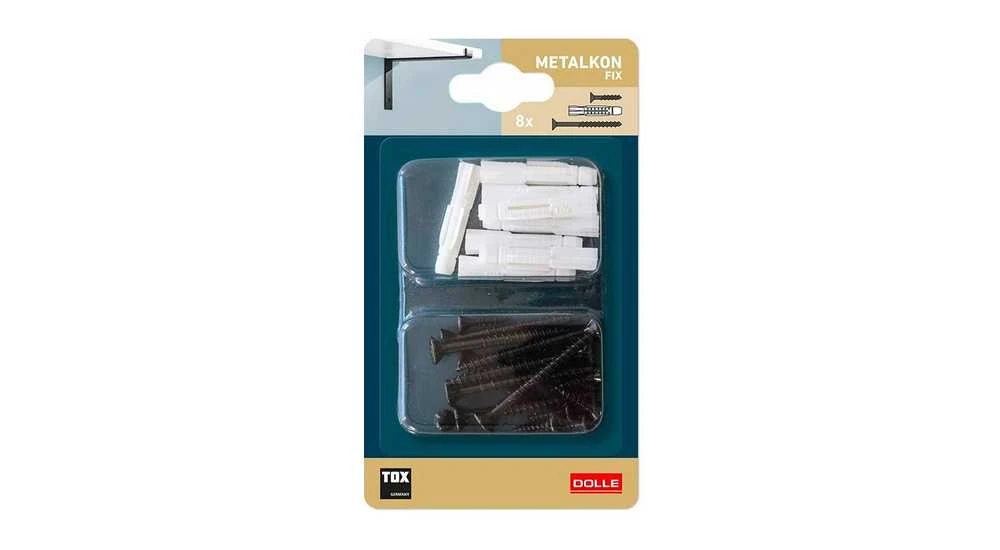 Tvirtinimo detalės Dolle MetalkonFix, 45×4.5 mm, 8 vnt.