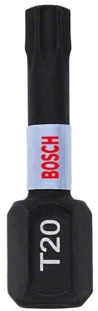 Bosch Suktuvo antgaliai T20 2 vnt./ Impact, L=25mm