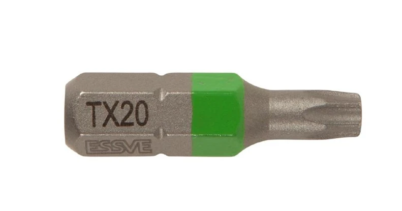 Essve Atsuktuvų antgaliai TX20 25 mm 3 vnt