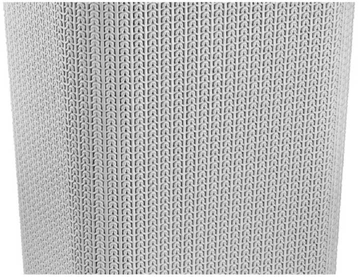Ucsan Skalbinių dėžė Knitas M-079, 50 l, pilka sp., 43 cm x 34 cm