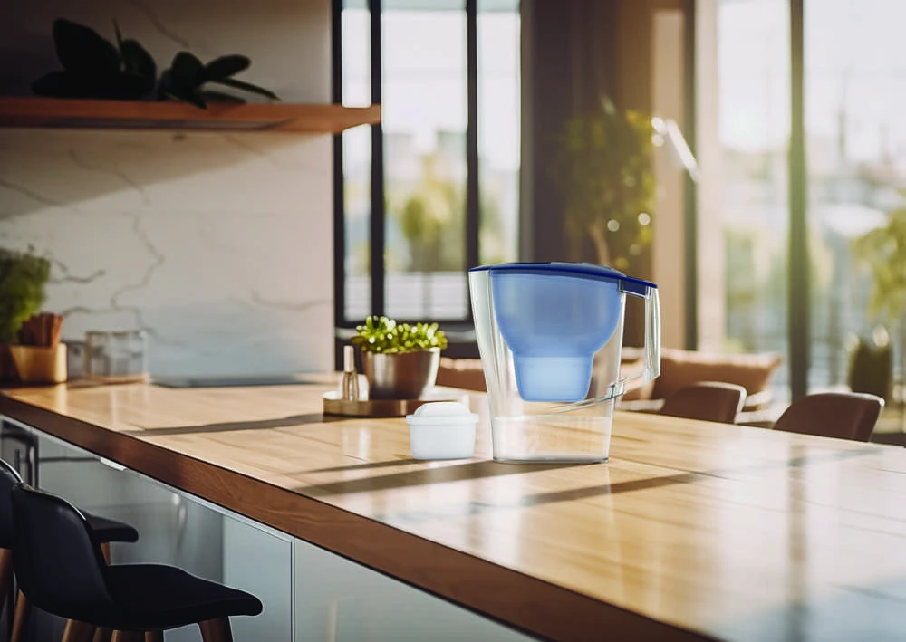 BRITA vandens filtravimo indas ALUNA, 2.4 l, mėlynos spalvos