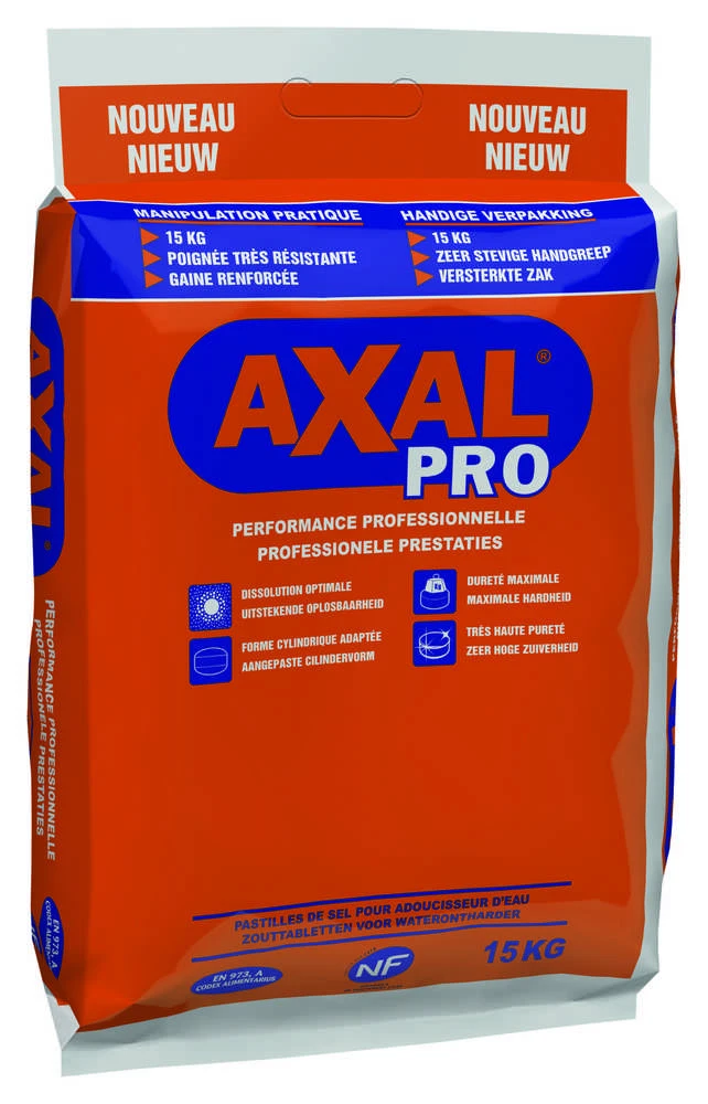 Druskos tabletės Axal Pro, 15 kg