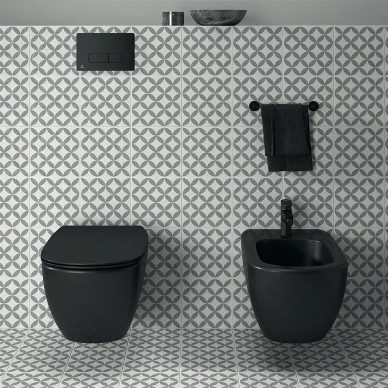 WC klavišas Ideal Standard ProSys, Mechaninis, Oleas M1, Silk Juodas juodas matinis