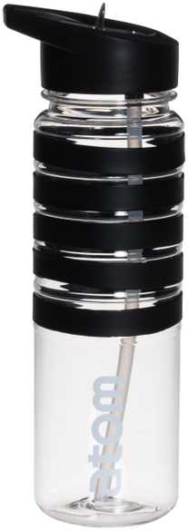 Gertuvė Atom Drinking bottle juodas 750 ml