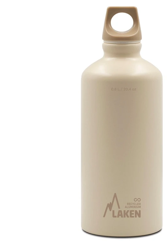 Gertuvė Vanduo bottle Laken. yellow col.. aliuminio. 0.6 l