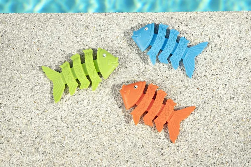 Nardymo žaislų rinkinys Bestway Squiggle Wiggle Fish