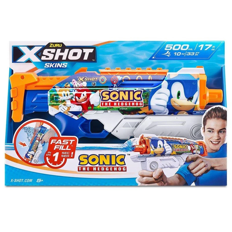 XSHOT vandens šautuvas Fast-Fill Skins Sonic, asort., 118107