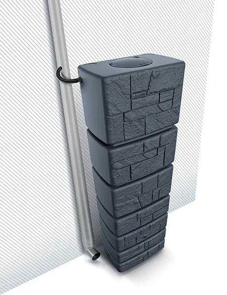 Prosperplast Talpa lietaus vandeniui Tower Stone IDTST500-S433 500L, antracito spalvos