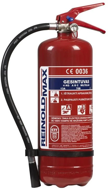 Reinold Max 4kg miltelinis gesintuvas