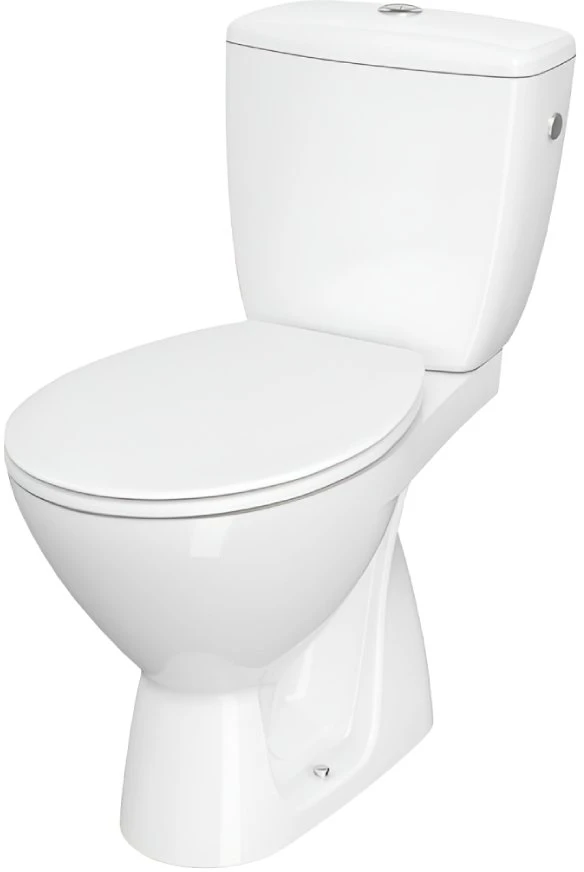 Pastatomas WC Cersanit, Kaskada su dangčiu, vertikalus pajungimas