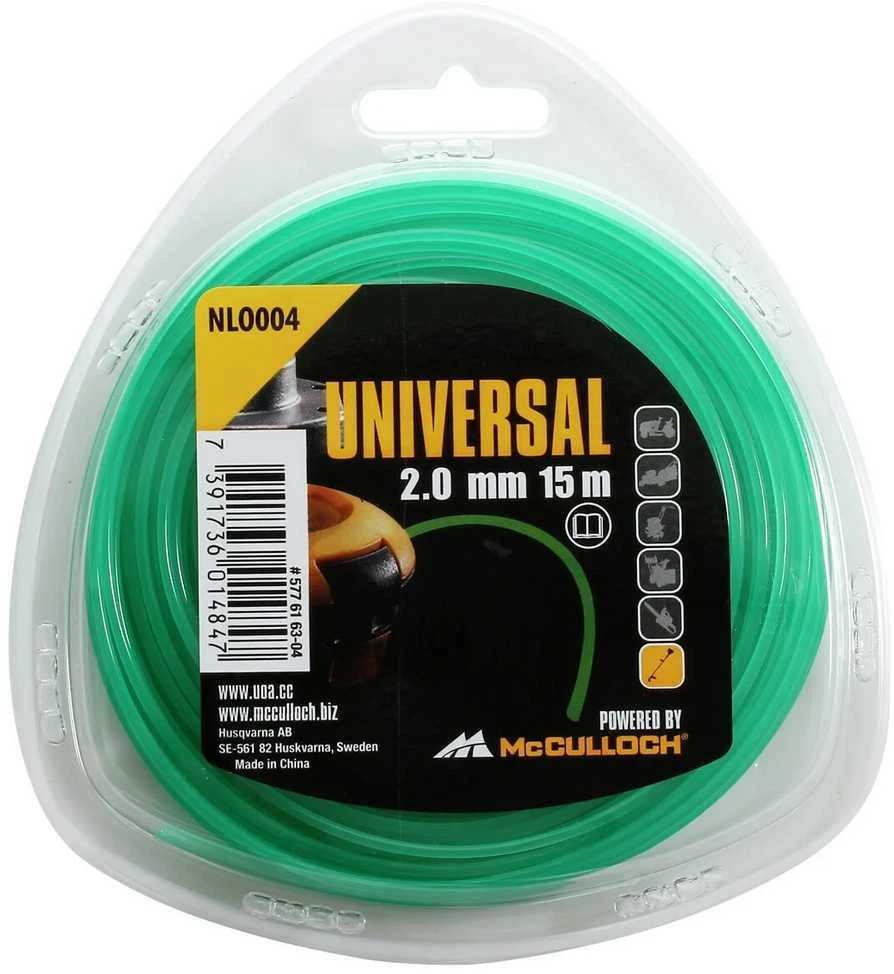Universal Pjovimo lynas McCulloch, apvalus, 2 mm, 15 m