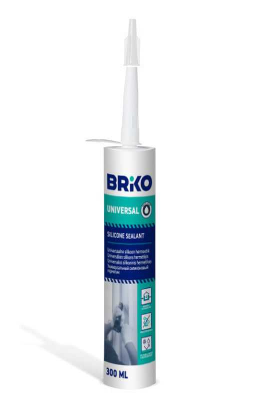 Universalus hermetikas Briko, 0,3 l, balta spalva.