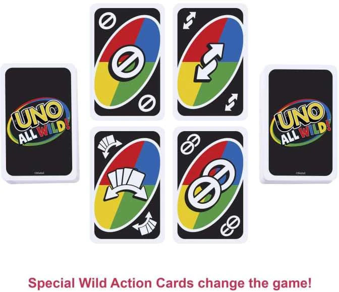 Mattel UNO tik veiksmo kortos!