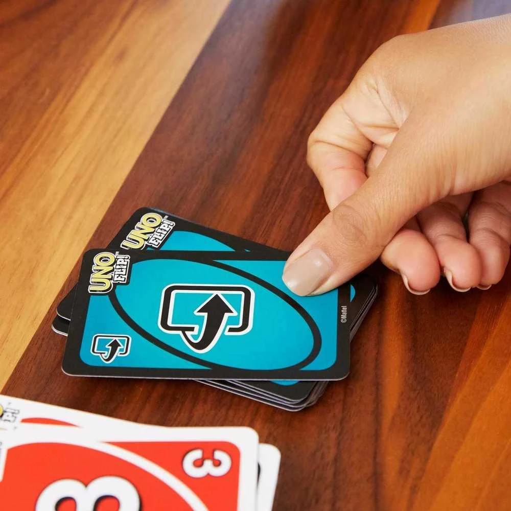Mattel UNO žaidimas su dvipusėmis kortomis, GDR44