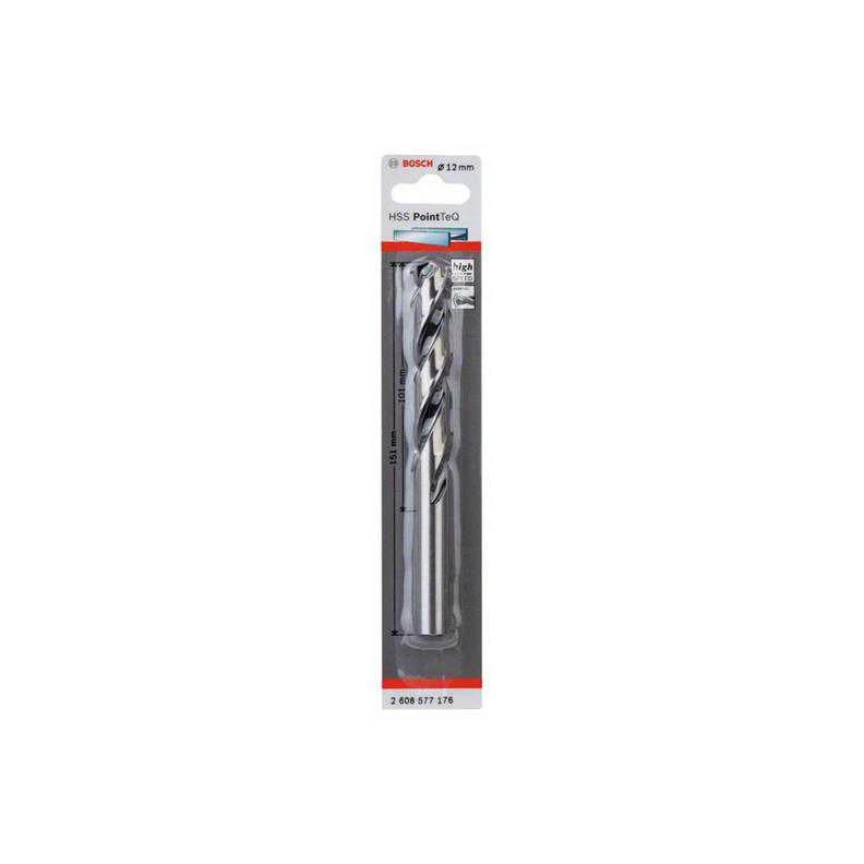 Grąžtas Bosch HSS TWIST DRILL BIT POINTTEQ 12.0MM