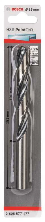 Grąžtas Bosch HSS TWIST DRILL BIT POINTTEQ 13.0MM