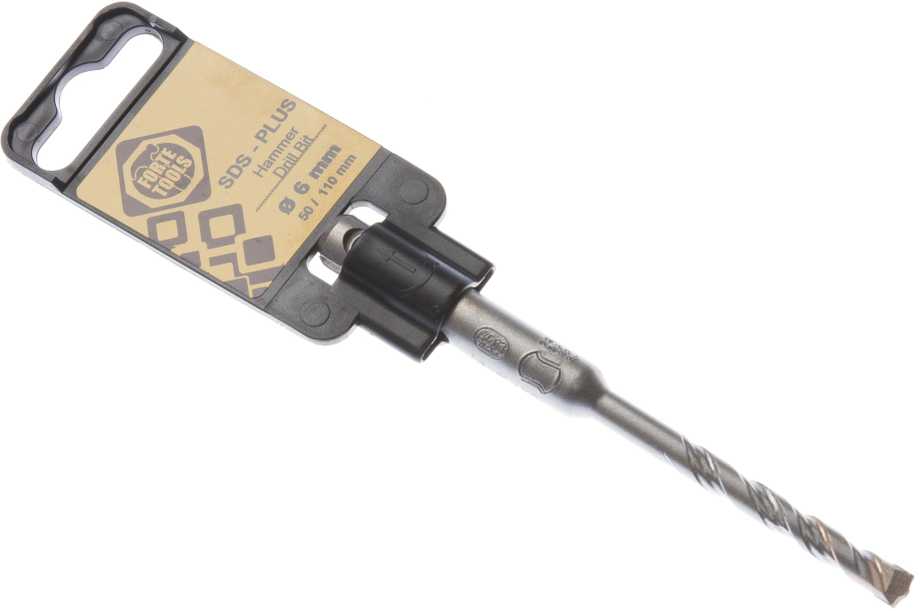 Grąžtas Forte Tools 15622, mūrui, sds plus ,te-c,, 6 mm x 11 cm