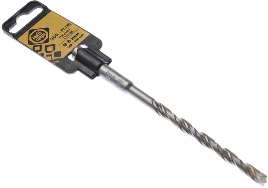 Grąžtas Forte Tools 15626, mūrui, sds plus ,te-c,, 8 mm x 16 cm