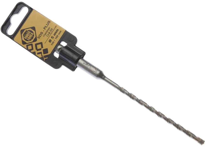 Grąžtas Forte Tools 17650, mūrui, sds plus ,te-c,, 5 mm x 16 cm
