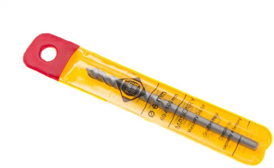 Grąžtas Forte Tools 18020, mūrui, tiesus, 6 mm x 10 cm