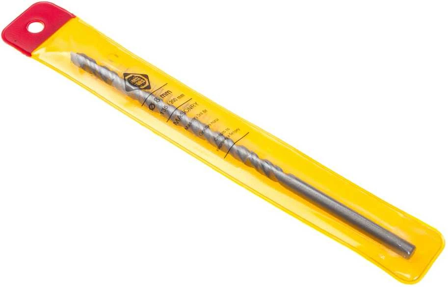 Grąžtas Forte Tools 18026, mūrui, tiesus, 8 mm x 20 cm