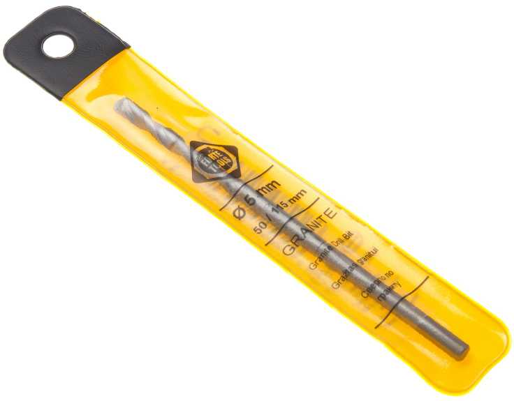 Grąžtas Forte Tools 28247, granitui, tiesus, 5 mm x 11.5 cm