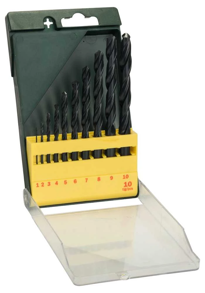 Grąžtas Grąžtų komplektas Bosch 2607019442, metalas, hss, tiesus, 10 mm x 13.3 cm