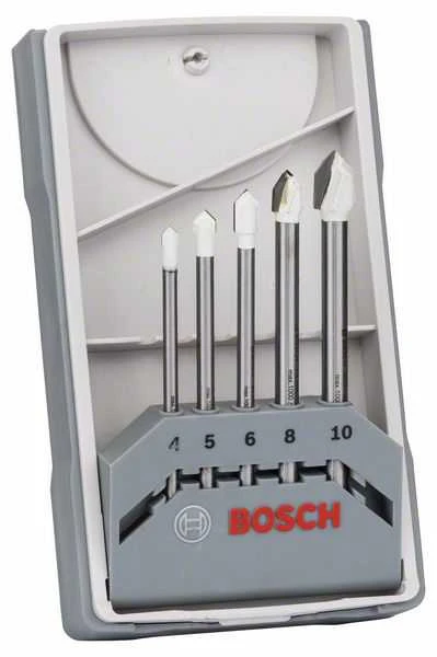 Grąžtas Bosch Grąžtu kompl. plytelems X-Pro Line, 4,5,6,8,10 mm