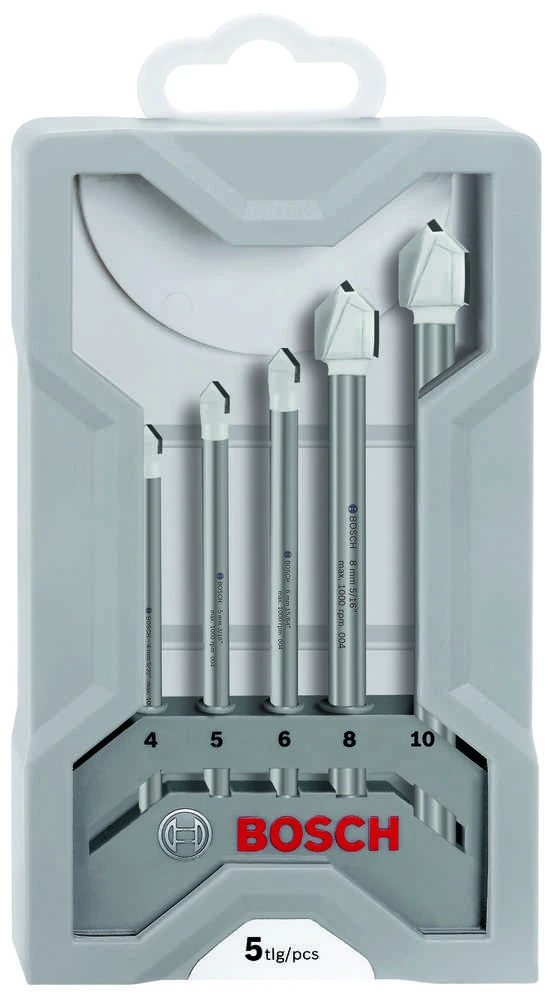Grąžtas Bosch Grąžtu kompl. plytelems X-Pro Line, 4,5,6,8,10 mm