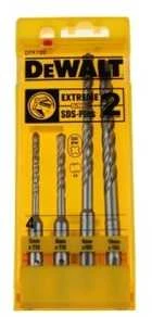 Grąžtas Grąžtų komplektas DeWalt DT9700; SDS-Plus; 4 vnt.