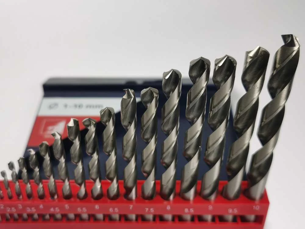 Grąžtas Haushalt Wiertło Milwaukee HSS TWIST DRILL SET 19PCS Baltas 1-10MM
