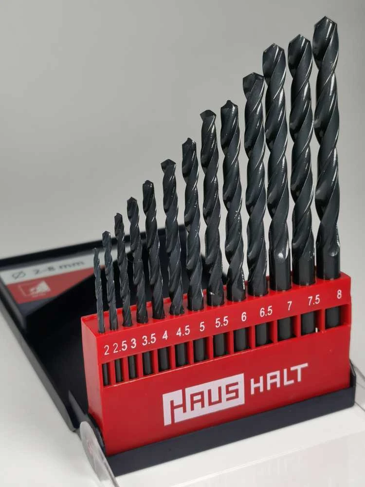 Grąžtas Haushalt Wiertło Makita HSS TWIST DRILL SET 13PCS TITAN 2-8MM