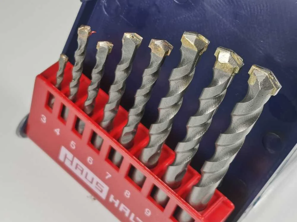 Grąžtas Betono grąžtų komplektas HAUSHALT, 8 vnt. 3–10 mm